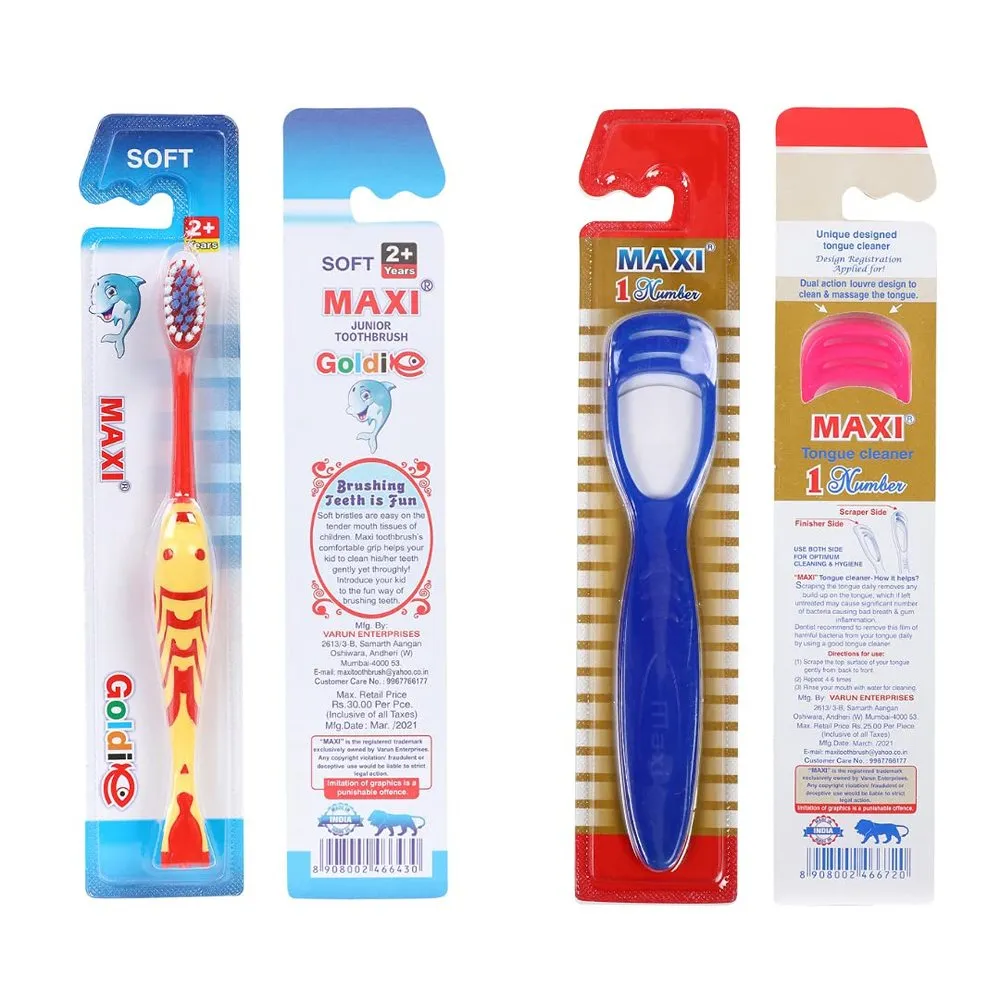 MAXI Goldie Junior + Tongue Cleaner — photo 4