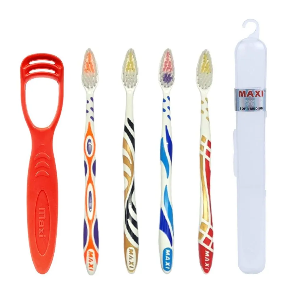 MAXI Travel Brush + Tongue Cleaner — photo 3